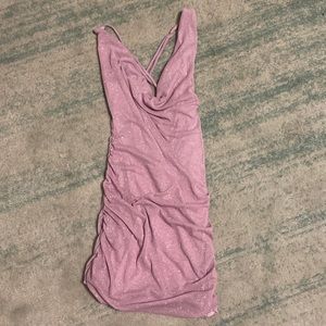 White fox, Barbie girl, mini dress, color lilac,